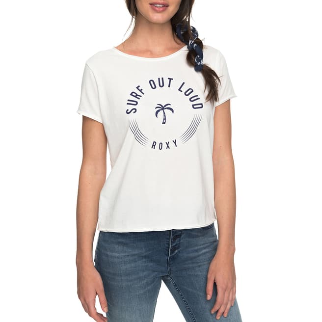 Roxy White Pop Surf T-Shirt