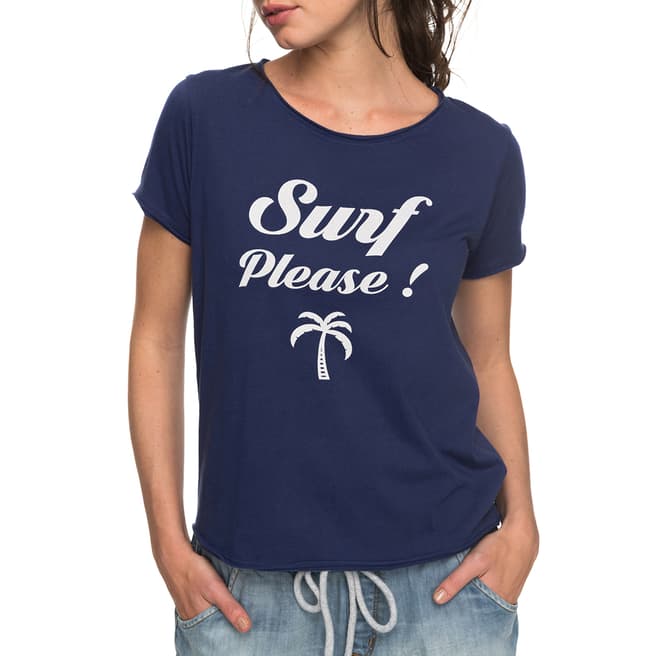 Roxy Navy Pop Surf T-Shirt