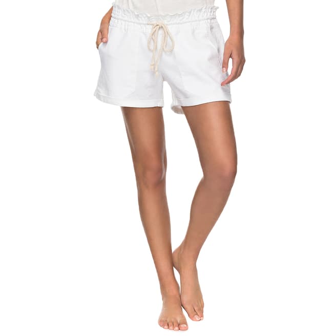 Roxy White Relaxed Shorts