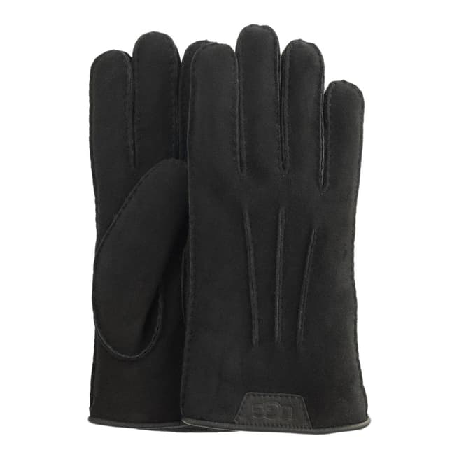 UGG Women's Black Casual Logo Gloves