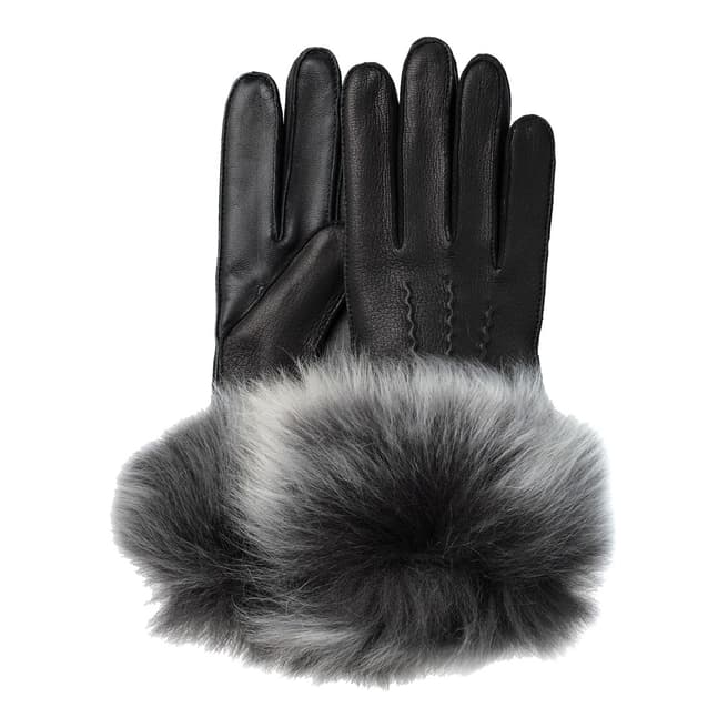 UGG Women's Black 3 Point Long Toscana Smart Gloves