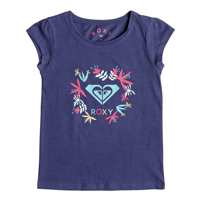 Roxy Moid Flower Logo T Shirt