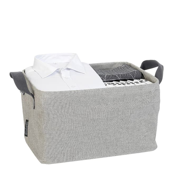 Brabantia Grey Foldable Laundry Basket, 35L