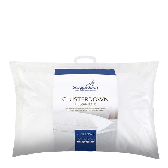 Snuggledown Clusterdown Pair of Pillows