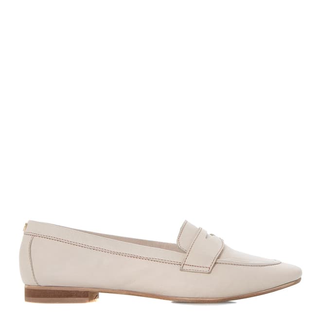 Dune Blush Leather Galer Loafers