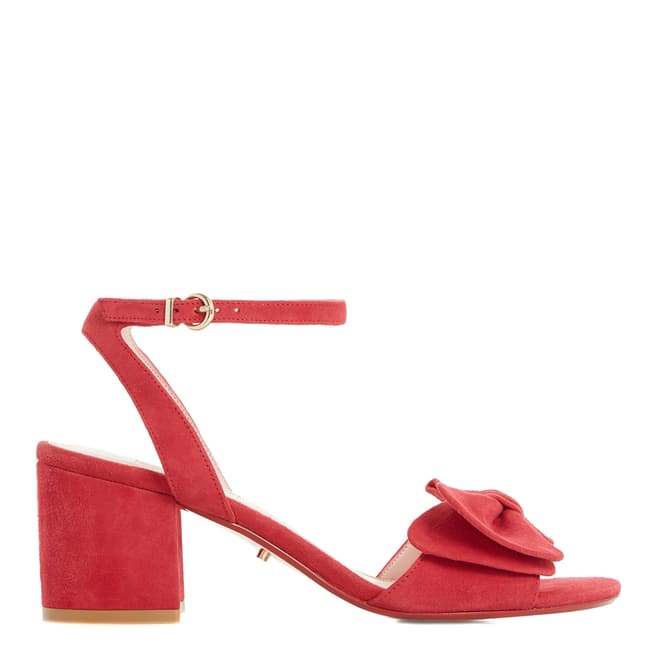 Dune Red Suede Merell Bow Sandals