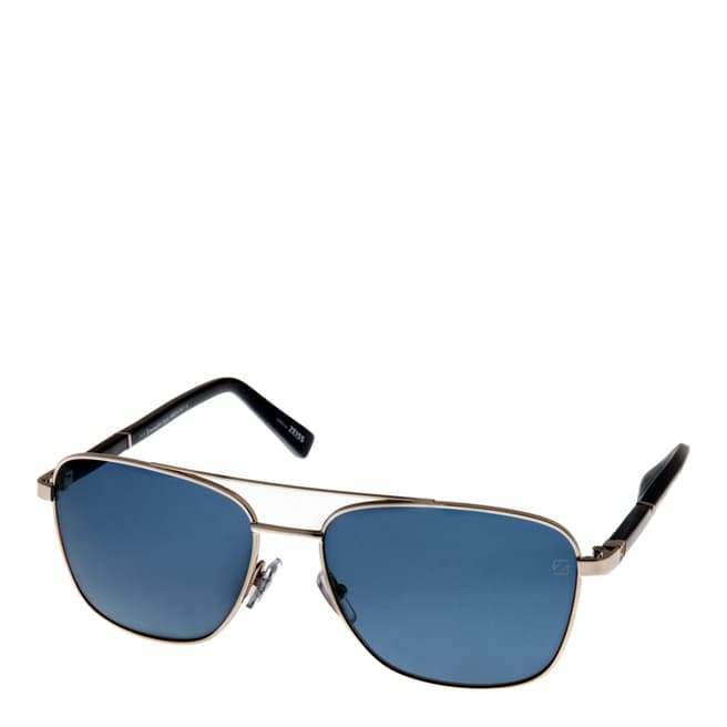 Zegna Men's Silver Sunglasses  