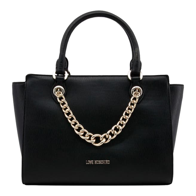 Love Moschino Black Chain Handbag