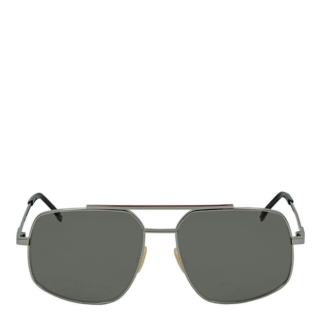 Fendi Men's Silver Air Sunglasses 58mm