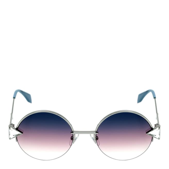 Fendi Women's Silver Rainbow Sunglasses 51mm