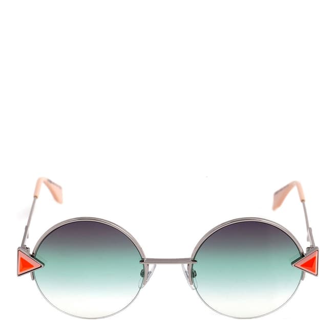 Fendi Women's Silver/Orange Rainbow Sunglasses 51mm