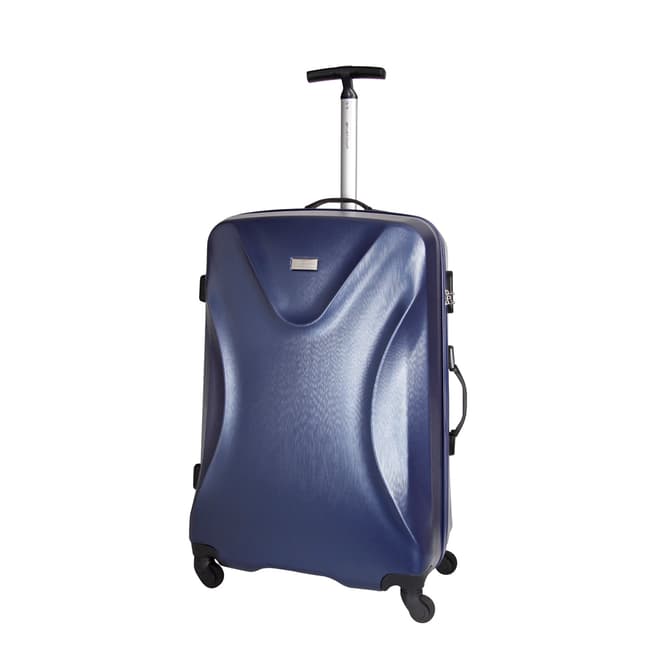 Platinium Marine Blue Solway 4 Wheeled Suitcase 60cm