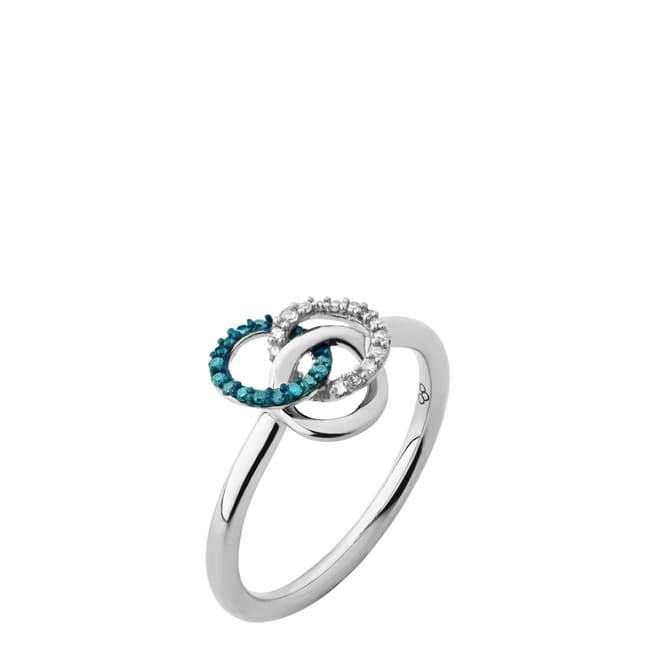 Links of London Silver/Blue Treasured Ring