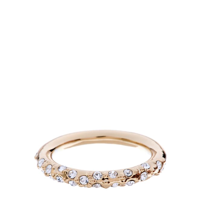 Karen Millen Gold Crystal Sprinkle Ring
