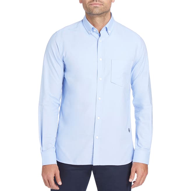Kent & Curwen Blue Rickman Button Down Cotton Shirt