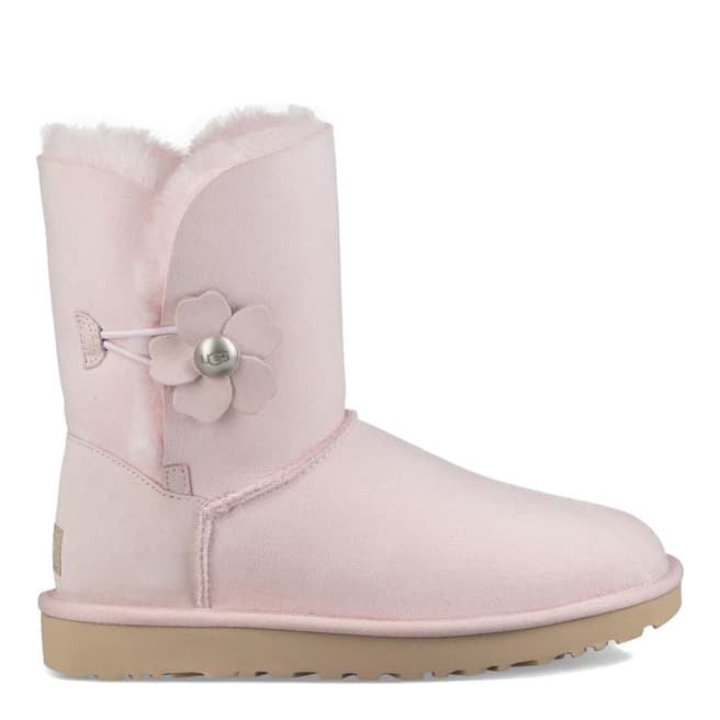 UGG Seashell Pink Classic Bailey Button Poppy Boots