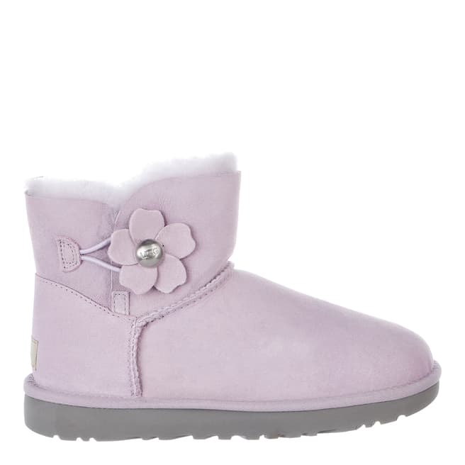 UGG Lavender Fog Classic Ankle Boots