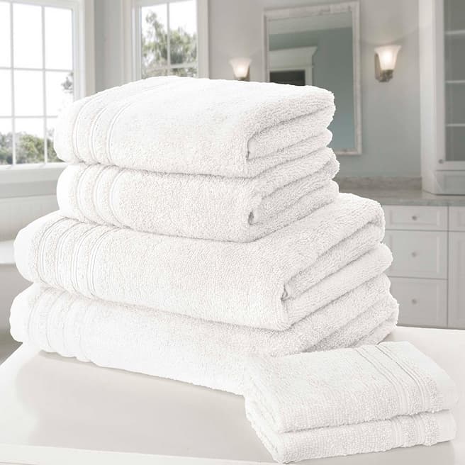 Rapport So Soft Pair of Bath Sheets, White
