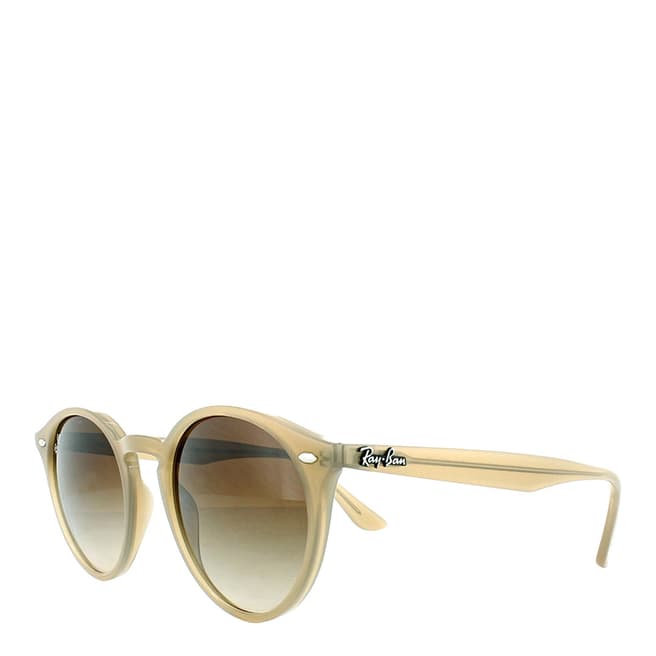 Ray-Ban Men's Transparent Light Brown High Street Sunglasses 50mm