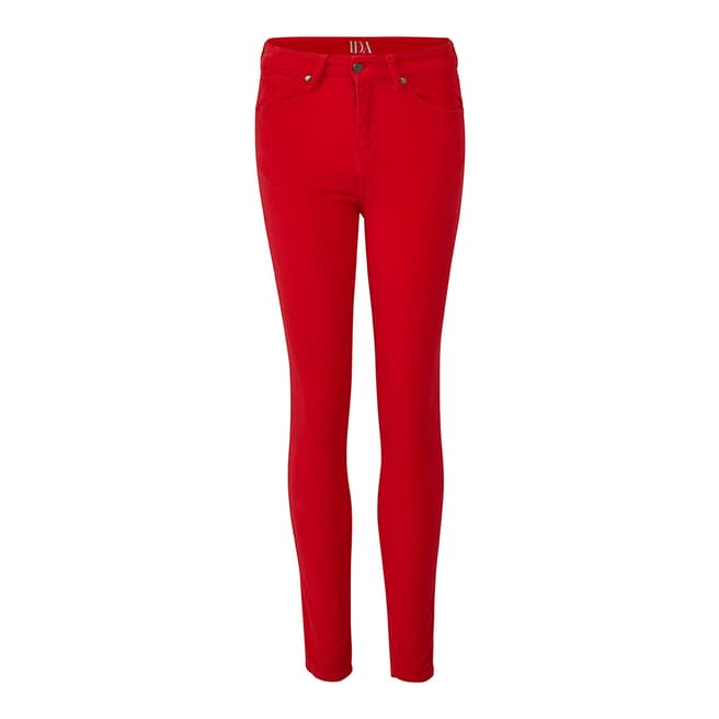 Donna Ida Chinese Red Rizzo Denim Jeans