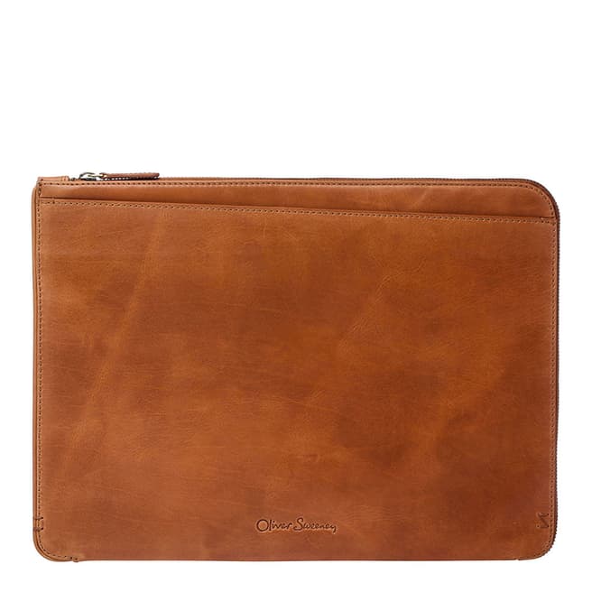 Oliver Sweeney Timperly Tan Calf Leather Portfolio