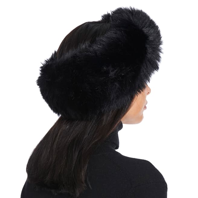 JayLey Collection Black  Faux Fur Headband