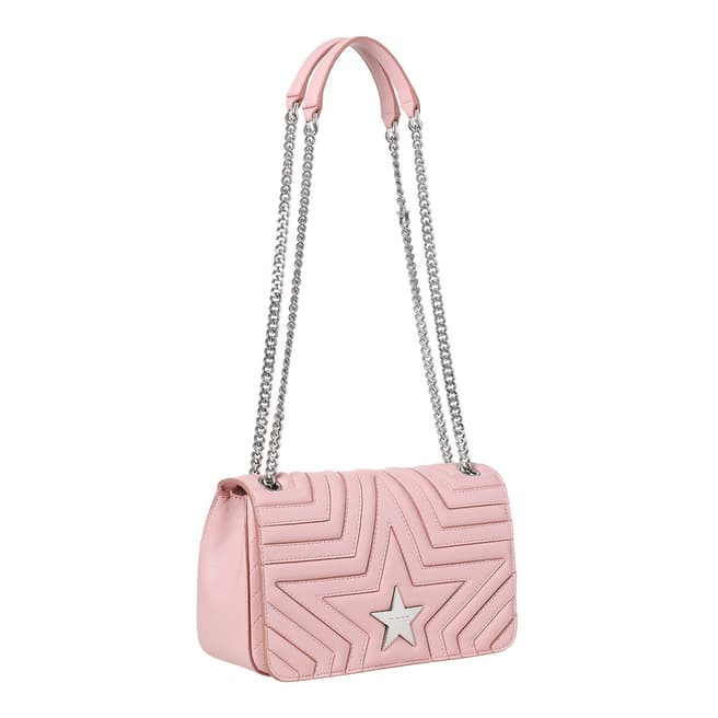 Stella McCartney Pink Star Medium Quilted Shoulder Bag