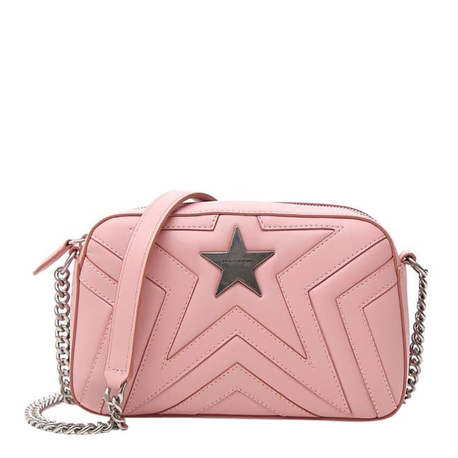 Stella McCartney Pink Small Stella Star Shoulder Bag