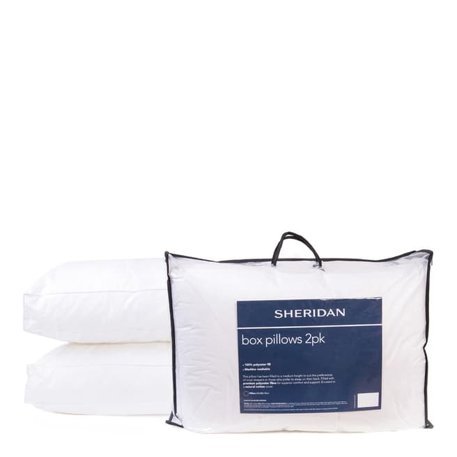 Sheridan Boxed Edge Supportive Pair of Pillows