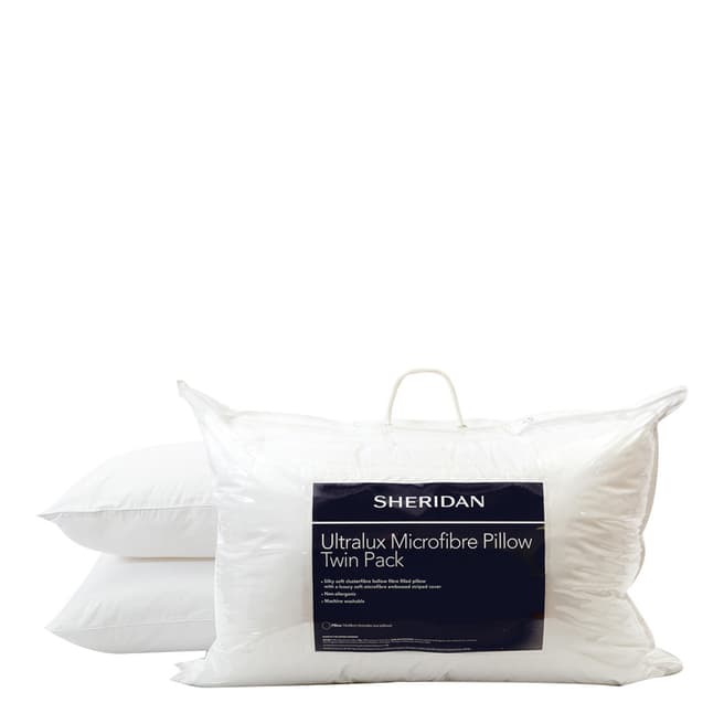Sheridan Ultralux Microfibre Pair of Pillows