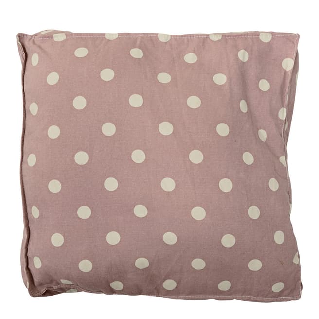 Bloomingville Rose Dotty Cotton Box Cushion 50x50cm