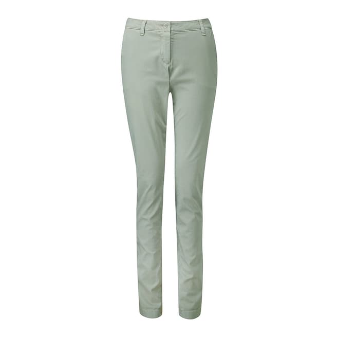 Pure Collection Olive Washed Cotton Chinos