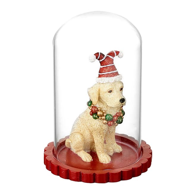 Heaven Sends Christmas Dog in Class Dome