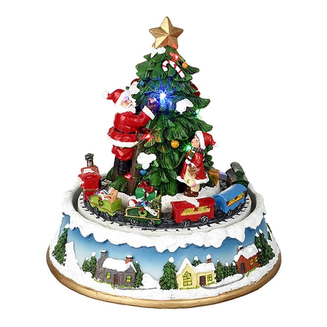 Heaven Sends Musical LED Santa & Christmas Tree 