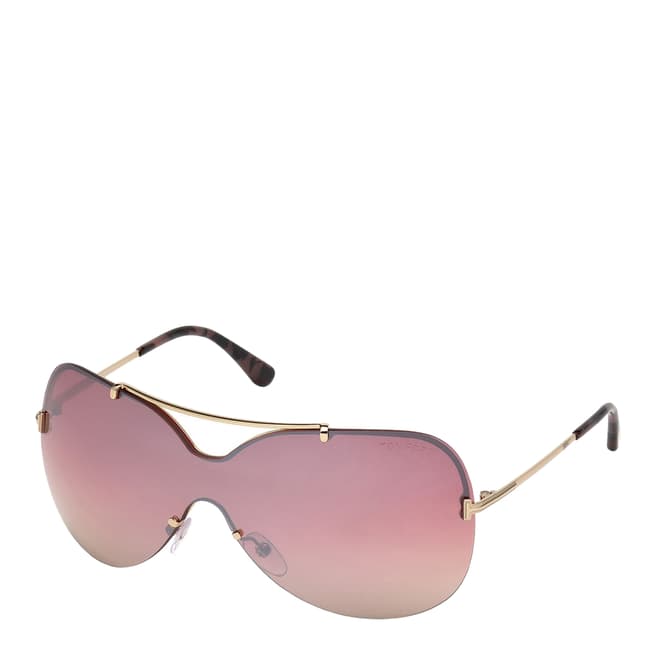 Tom Ford Women's Gold Ondria Sunglasses 54mm