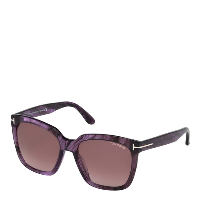 Tom Ford Women's Purple Amarra Sunglasses 55mm