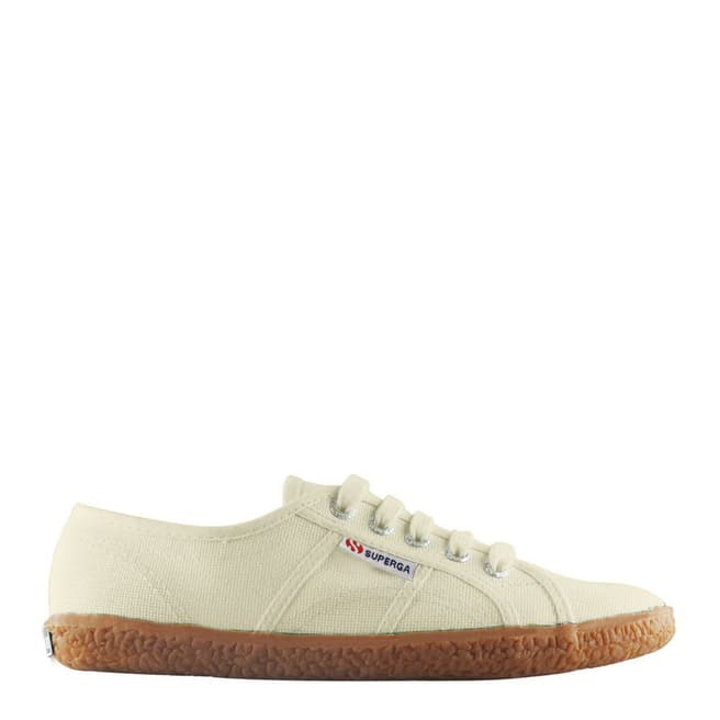 Superga Women's Ivory Canvas Naked Cotu 2750 Trainers