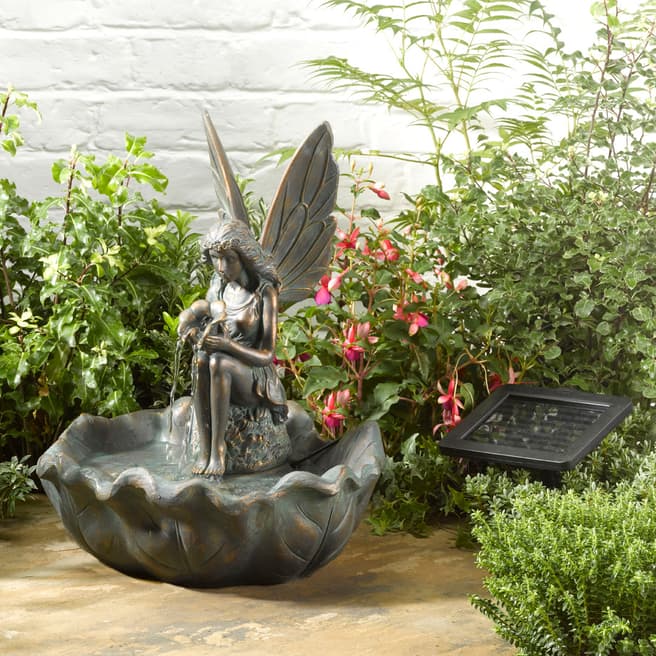Smart Garden Fairy Leaf Solar Powered Fountain