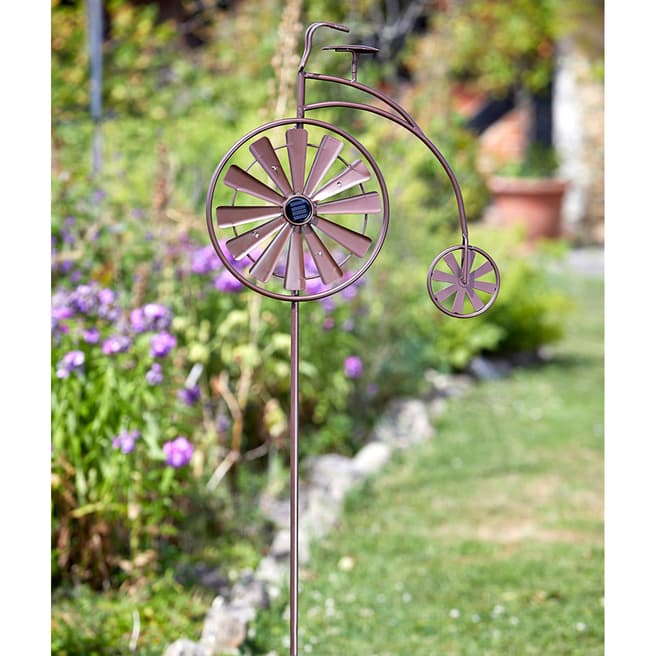 Smart Garden Penny Farthing LED Wind Spinner