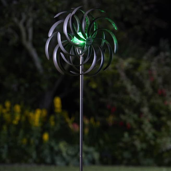 Smart Garden Spiro Solar Wind Spinner with Solar Light