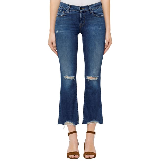 J Brand Indigo Selena Stretch Bootcut Jeans