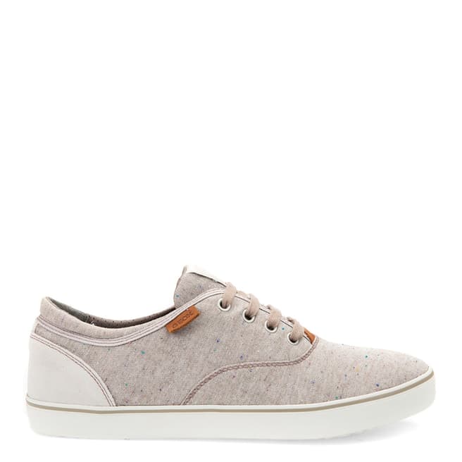 Geox Men's Taupe Cotton Smart Sneakers
