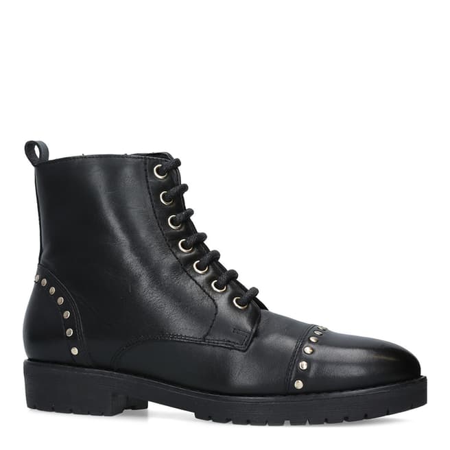 Carvela Black Leather Steady Ankle Boots