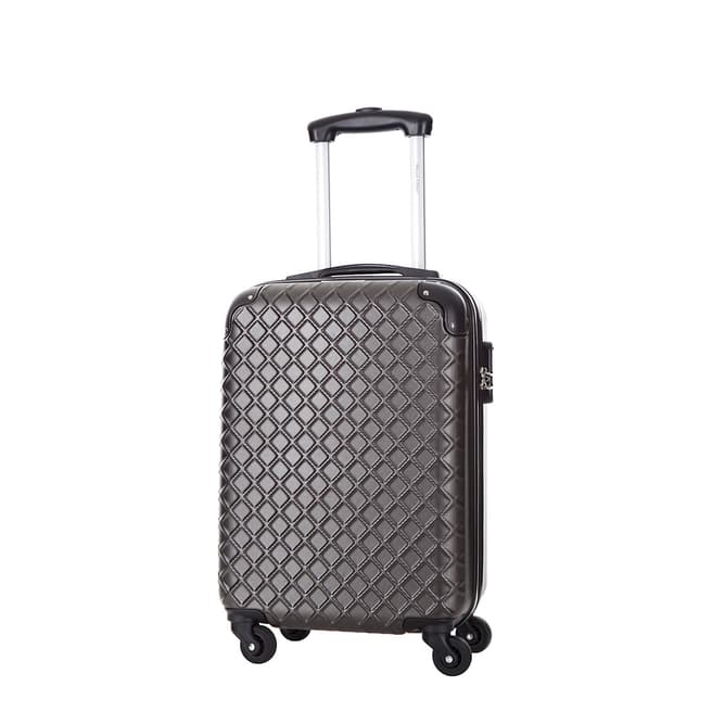 Steve Miller Grey Sailor 4 Wheeled Suitcase 46 cm