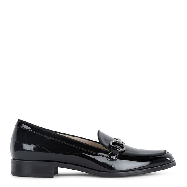 Hobbs London Black Patent Clarence Loafers