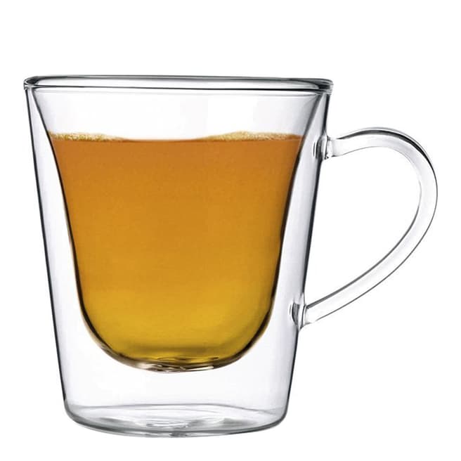 Bredemeijier Glass Double-Walled 2-Piece Tea and Coffee Set 0.3L