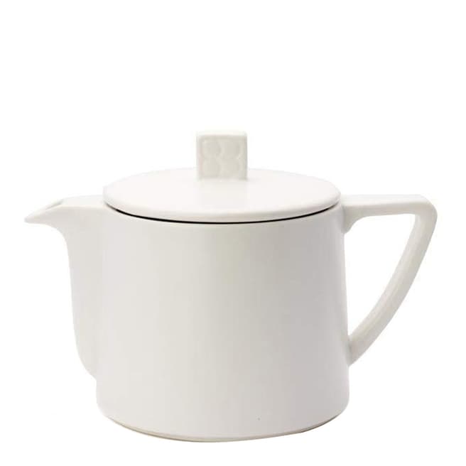 Bredemeijier White Lund Ceramic Teapot with Filter 0.5L