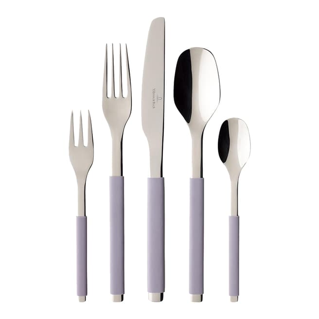Villeroy & Boch 30 Piece S+ Lavender Cutlery Set