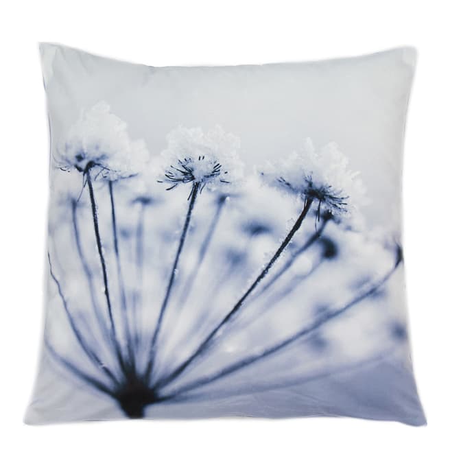 Malini Blue Silhouette Dandelion Cushion 45x45cm