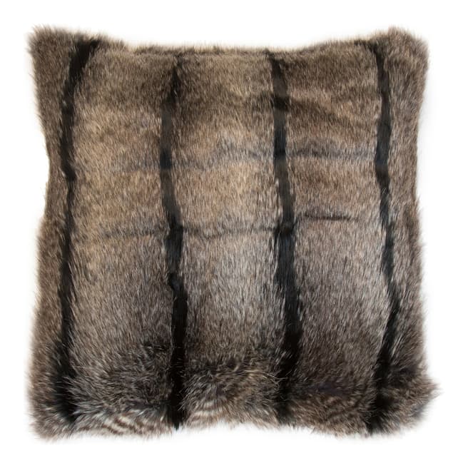 Malini Nocturne Faux Fur Cushion 50x50cm